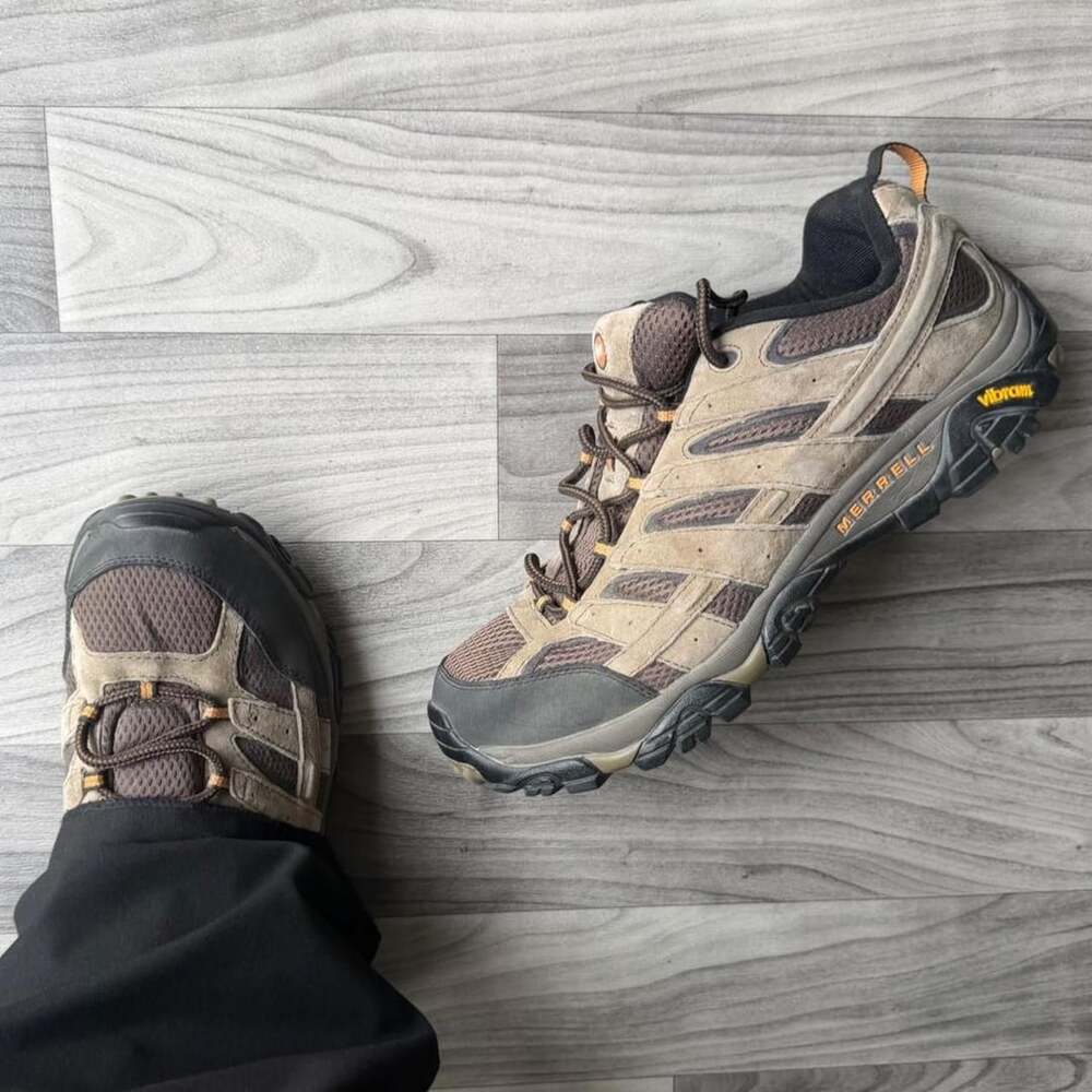 Merrell Moab 2 Hiking Shoes Size 14 W Brown Suede Vibram